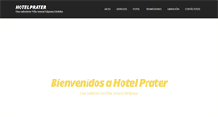 Desktop Screenshot of hotelpratervgb.com.ar