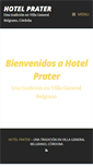 Mobile Screenshot of hotelpratervgb.com.ar