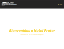 Tablet Screenshot of hotelpratervgb.com.ar